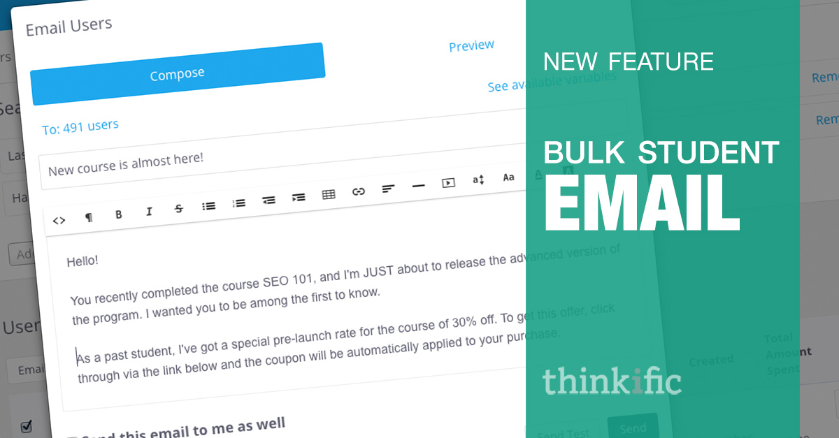 bulk student email