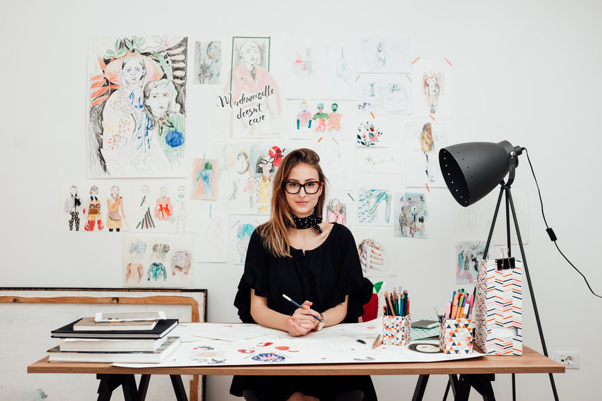 Photo of young female entrepreneur who has found her niche