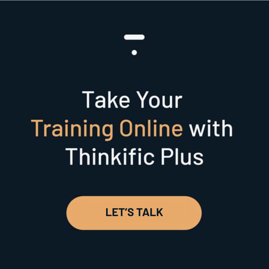 Take your training online with Thinkific