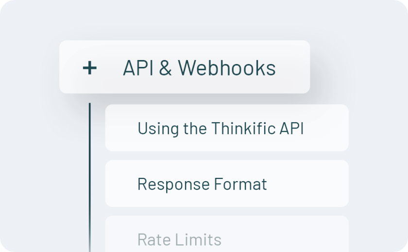 Overview of API structure